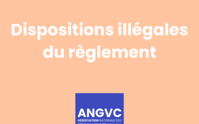 Dispositions illégales du règlement